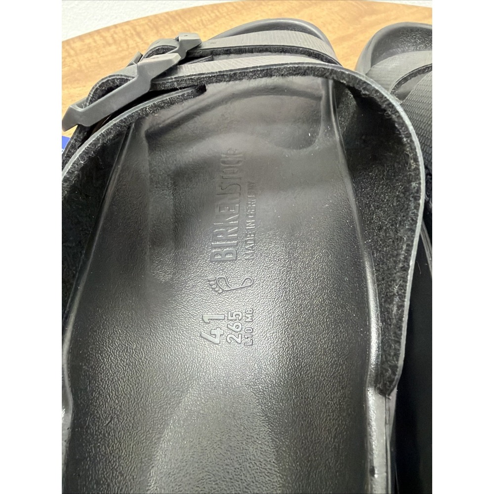 Birkenstock Mogami Terra Stealth 2 Strap Unisex Sandal Black Men's 8 Women's 10 - Picture 6 of 10
